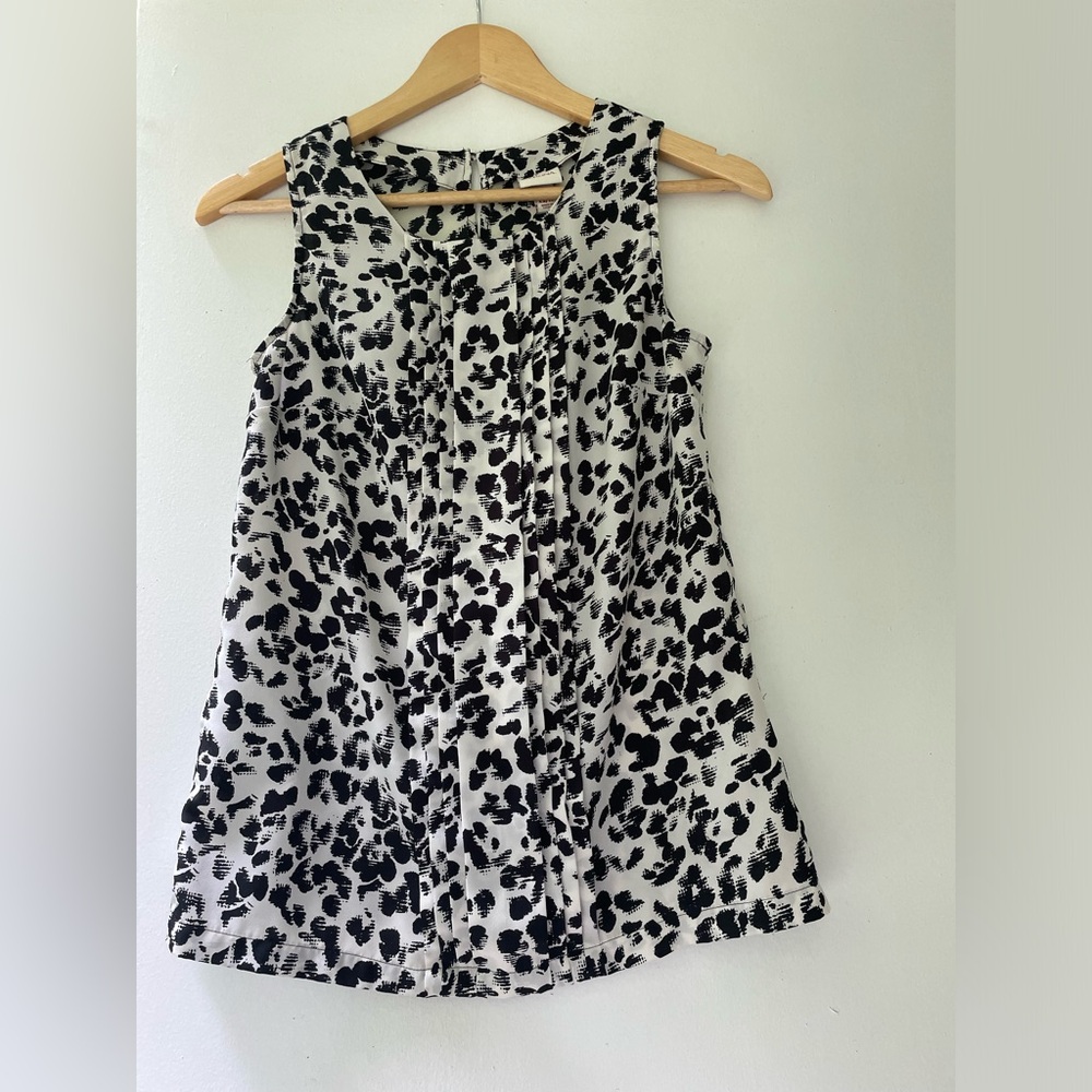Merona Dalmatian Print Shell